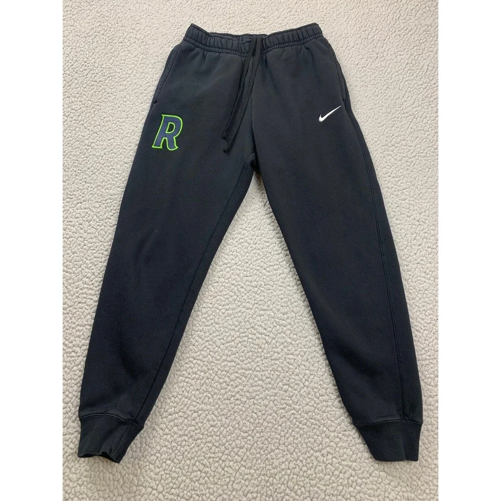 Nike Club Men's Training Joggers CJ1616-010 Black Tapered Fleece Men's Small